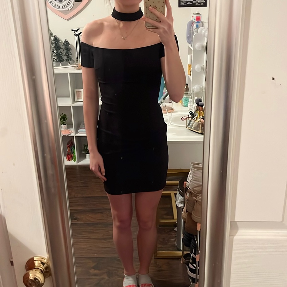 Dress 
Brand:My Michelle Size:5 Color:Black